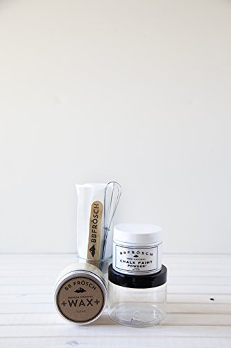 BB FrÃ¶sch Express Kit! Chalk paint for cabinets, DIY, chalk paint for walls, paint brush, excellent on furniture. Mixes with any latex paint (water based) More affordable. 100% Natural!