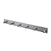 KES Self Adhesive Hooks Rail STAINLESS STEEL 6-Hook Rack Bath Towel Hook Sticky Bathroom Kitchen Towel Multi Hanger Brushed Finish, A7060H6