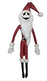 Nightmare Before Christmas Poseable Santa Jack Skellington Plush - 24