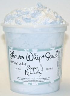 Cooper Naturals Exfoliating Shower Whip &amp; Body Scrub Honeysuckle
