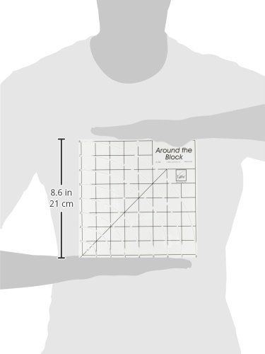 June Tailor 8-Inch-by-8-Inch Around The Block Ruler