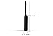 Sounding Silicone Penis Vibrating 10 Speed Stimulation Adult Toy Shocking Urethral Dilators Personal Health Stimulating Catheter Rods Black for Women and Men