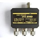 Comet CFX-5140 Triplexer HF/VHF/UHF, 3-Band Antenna Combiner/Splitter, 1.3&ndash;90/130&ndash;200/380&ndash;500 MHz, PL-259 (UHF Male), High Isolation