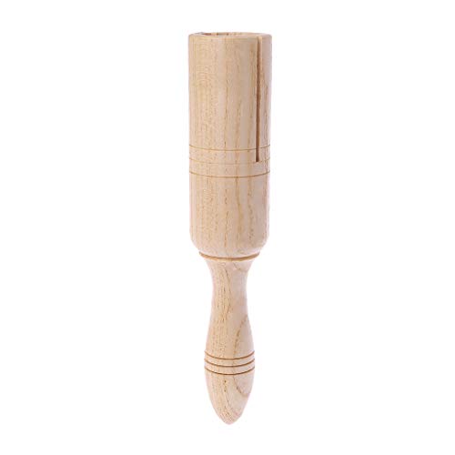 JAGENIE Wood Agogo Guiro Single Tone Block Drum Toy Percussion Beater Musical Instrument