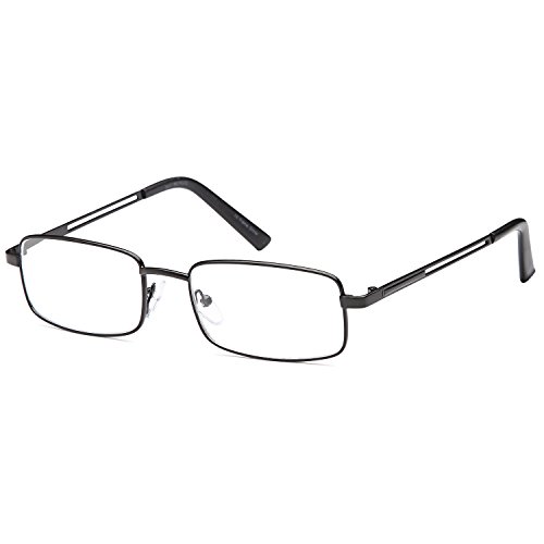 2 GAMMA+Rectangle+Stainless+Reading+Glasses