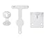 Monoprice 114539 Swivel Speaker Mount for Sonos Play:3, White