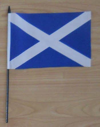 MadAboutFlags Scotland (St Andrew) Country Hand Flag - Medium.