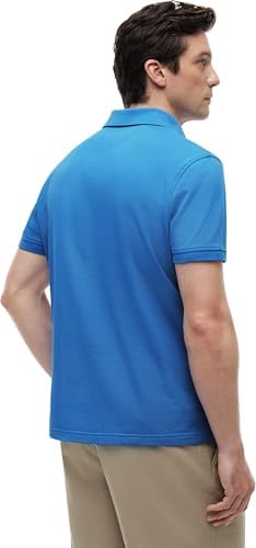 1985 Polo Regular MW0MW17770 S/S para Masculino, Azul, L