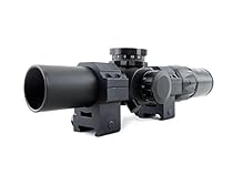 Monstrum Tactical 1-6x24 First Focal Plane (FFP) Rifle Scope with Illuminated BDC Reticle (Black)