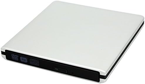 COReap Ultra Portable External USB 3.0 CD DVD Rewriter Drive with M-DISC Support for Apple Mac Macbook Pro and other Laptops/Desktops-Silver