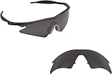 Best SEEK OPTICS Replacement Lenses Oakley M FRAME SWEEP - Polarized Black Iridium