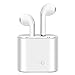 Wireless Earbuds PANDOO Bluetooth Headsets Headphones True Wireless Earphones Stereo Sports Earphone with Charging Case for iPhone, Samsung, Andriod Smartphone Cellphone (2PCS - White)