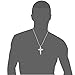 Jstyle Jewelry Stainless Steel Mens Cross Necklace for Men Pendant for Boys 24 Inch Chain