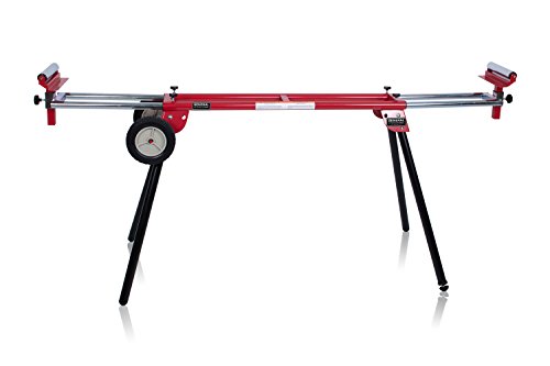 General International MS3102 Miter Saw Stand, Red, Black & Gray