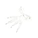 TopTie Flat Lace Shoelaces / Lacey Shoelaces, 46 Inch, Price for One Pair WHITE-46