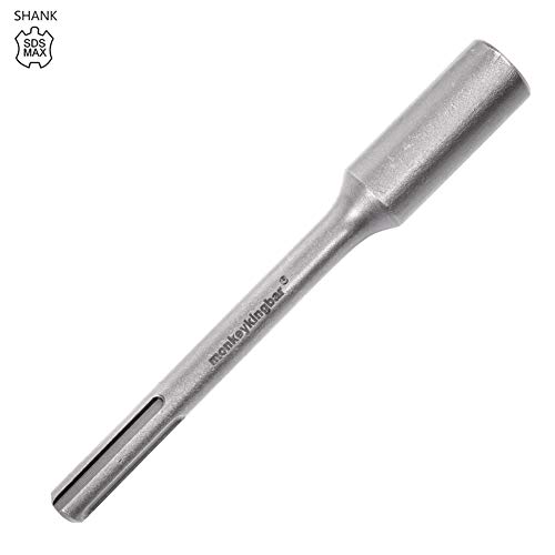Monkey King Bar- SDS MAX 3/4" Diameter Ground Rod Driver Bit- Demolition Steel Hammer Accessory-Hammer Drill Ground Rod Driver - Thumbnail 6