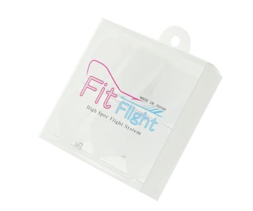 Cosmo Darts Fit Flight - Standard Dart Flight (Natural White)