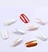 9 Boxes Pearl Powder Nails,Chrome Nail Powder,Nail Art Glitter Kit,Mirror Nail Powder Effect Rainbow Nails Art Glitter Chrome Metallic Manicure Pigment Nail Art Mermaid Powder-9pcs Eyeshadow Sticks