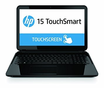 HP TouchSmart 15.6" BrightView LED-backlit Touchscreen Laptop PC, AMD Quad-Core A4-5000 Processor, 4GB RAM, 500GB HDD, DVD+/-RW, WIFI, Webcam, AMD Radeon HD 8330, HDMI, VGA, USB 3.0, Windows 8.1