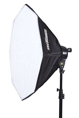 StudioPRO (Set of 2) 6000W Continuous Bright Lighting Kit for Portrait Photography, Photo & Video Shoots - Includes (2) 32" Octagon Softbox & Light Stands, (2) 7-Socket Heads & (14) 85W 5500K Light Bulbs