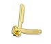 MD Straight Razor Lapel Pin (Gold)