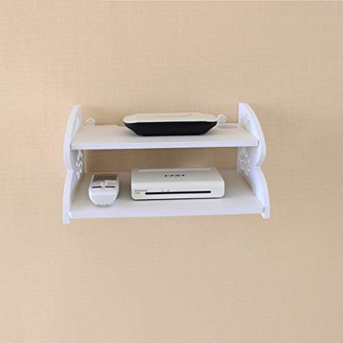 Wifiルーターセットトップボックスサテライトスカイボックスdvdプレーヤー棚壁掛けテレビ棚フローティング棚