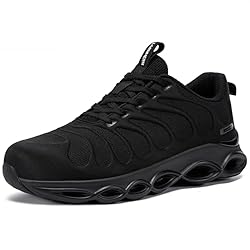LARNMERN Steel Toe Shoes for Men Women Lightweight