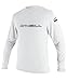 O' NEILL Unisex-Youth Standard Basic Skins 50+ Long Sleeve Sun Shirt, White, 14