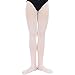 Danzcue Womens Ultra-Stretch Convertible Tights, Ballet Pink, S/M