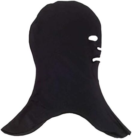 Sun Mask Swim Cap Facekini Face Bikini Sunblock Protect Mask Snorkeling Swim Cap Head Sunscreen UV Protection Mask Face Bikini Sunblock (Black)