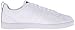 adidas NEO Women's Advantage Clean VS W Casual Sneaker,White/White/Black,8 M US