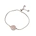 MEIBEADS Cubic Zirconia Crystal Bracelet for Women Gold Color Chain Link Charm Bracelets