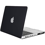 Mosiso Plastic Hard Case Cover Only for Old MacBook Pro 13 Inch with CD-ROM (Model: A1278, Version Early 2012/2011/2010/2009/2008), Black