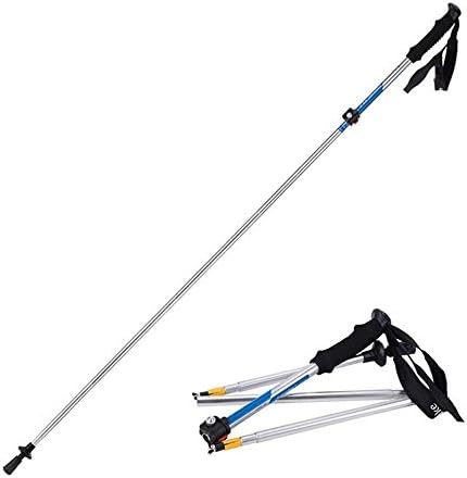 WeeDee 1PCS NH15A023-Z Outdoor Folding Alpenstock Trekking Pole Folding Walking Climbing Sticks