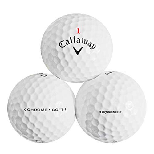 Callaway Chrome Soft Personalized Golf Balls 3Pack Refinished