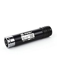 Batería para herramientas de Black & Decker Versapak, de PWR+, 3.6 V, Vp100 Vp105 Vp110 Vp142 Vp143 Vp7240, Sears-Craftsman; Pivot180 PLR36NC S100 S110:151995-03 383900-03 387854-00 00911271000 11271 900.112713, Negro, Dorado