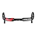 Carbon Handlebars Road Bike Ultralight T700 Carbon Fiber Glossy Bicycle Handlebar Drop Bar 31.8 440mm (Red)