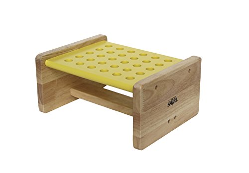 School Smart 85048 Wood Scissor Rack Holds 25 Scissors - 11 x 6 x 9 inches