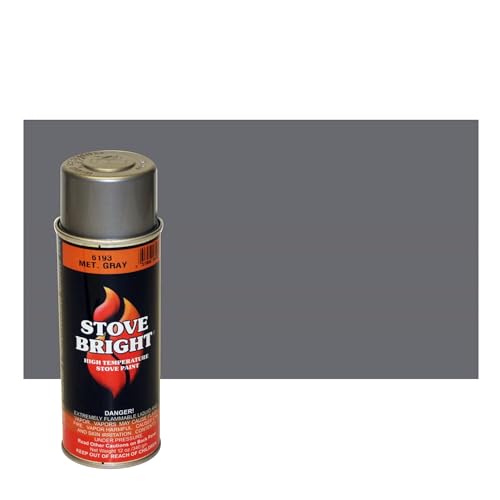 Stove Bright High Temp Spray Paint Metallic Gray