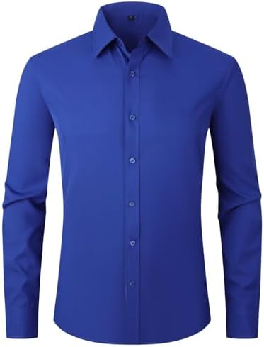mens dress shirts 17.5 x 36 37 Calvin Klein X Men's Temperature Regulating Stretch Assorted Pattern Dress  Shirts Persian Blue Size 17.5x36-37 - Bed Bath & Beyond