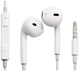 ADAM ZAC for Apple in-Ear Headphones with Microphone and Noise Isolating Headset for Apple iPhone iPod iPad (White) Headset with Mic (White, in The Ear) Wired Headset with Mic (White, in The Ear)