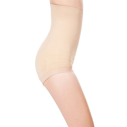 Robert Matthew Radiance Women's Shapewear High-Waist Brief (Large/XL, Nude) - Thumbnail 5