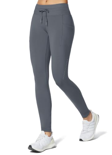 baleaf Women's Fleece Lined Leggings Tights Ski Hiking Pants Dark Grey S at Amazon