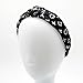 Designer Headbands for Women with Letter Print, Classic Logo Top Knot Headband, Fashionable Monogram Hairbands for Girls, 3Pcs of Pack (LV Style)