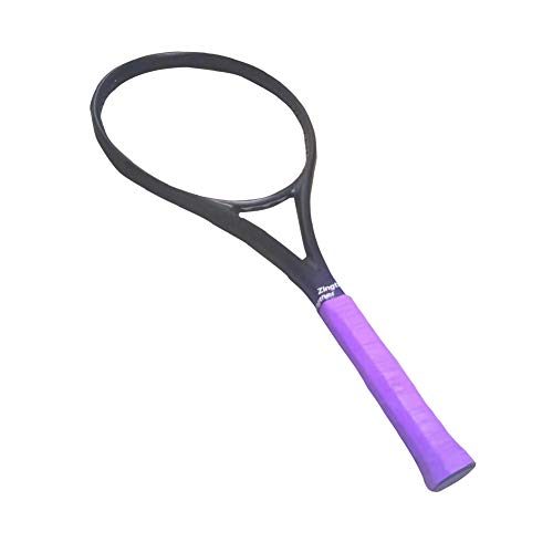Zingther Premium Super Tacky Tennis Racket Grip Tape Supreme Self-Adhesive Racquetball Overgrip for Badminton Racquet, Squash Raquet and Pickleball Paddle - Top Grade Tackiness Feel (3 Grips,Purple) - Thumbnail 2