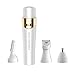 Sancan Professional 4 in 1 Flawless Women's Painless Hair Remover Ladies Electric Hair Shaver - Eyebrow Shaping Body Shaver Nose Trimmer Facial Shaver