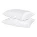 DreamHome Satin Standard Pillowcase, White, Pair