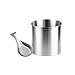 Kitchen Helper Bundles - Jumbo Stainless Steel Huge Capacity Utensil Holder with Weighted Based and Spoon Rest by Cuisinework