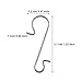 Tatuo 201 Pieces Christmas Ornament Hooks Ornament Hangers Xmas Metal Wire Hooks with Storage Box for Christmas Tree Decoration (Silver)