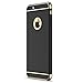 RANVOO iPhone 6s iPhone 6 Case Stylish Slim Hard Case with 3 Detachable Parts for Apple iPhone 6s iPhone 6, CHROME GOLD and MATTE BLACK, [CLIP-ON]